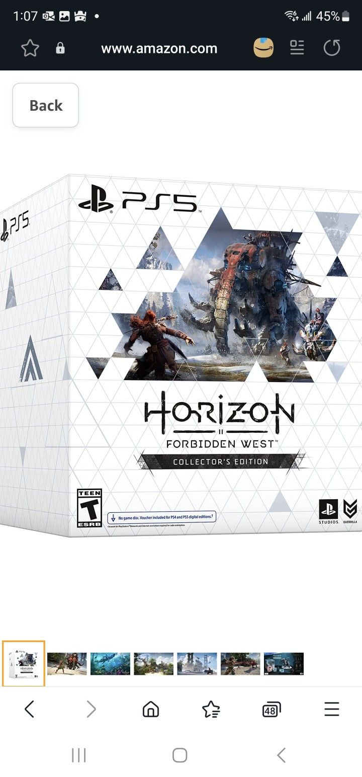 Horizon Forbidden West Collector´s Edition PS4 and PS5 Entitlements,New Products : American Fashion Style Bags On Sale