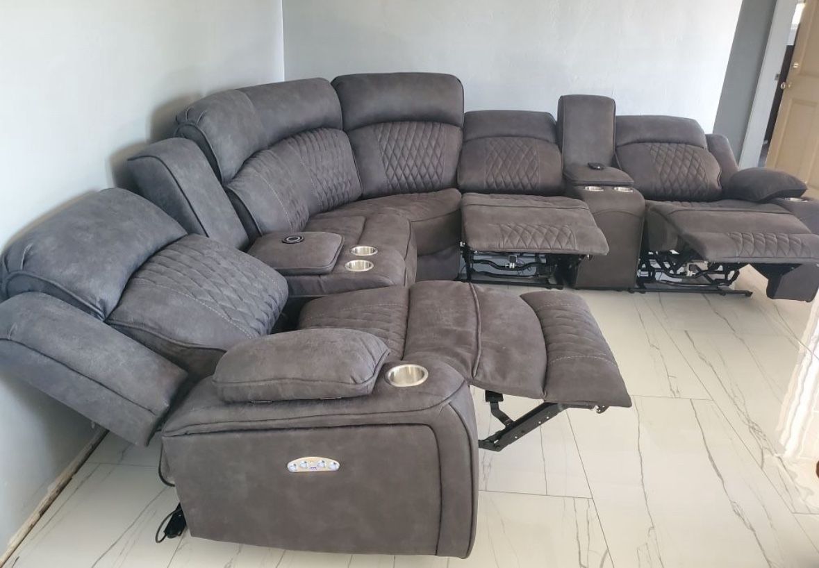 Sectional Recliner Sofa Set