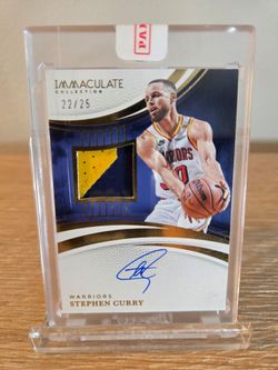 2024 Immaculate Stephen Curry Patch Auto/25