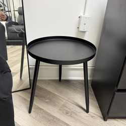 Black Side Table 
