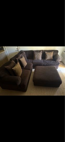 2 piece soda with ottoman