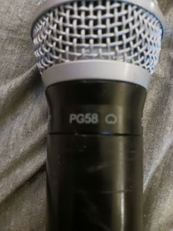 Shure PG58 Microphone Transmitter