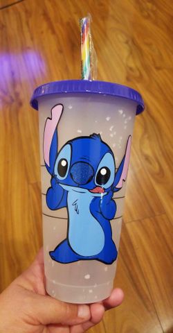 Stitch cup on starbucks color changing conferrincup