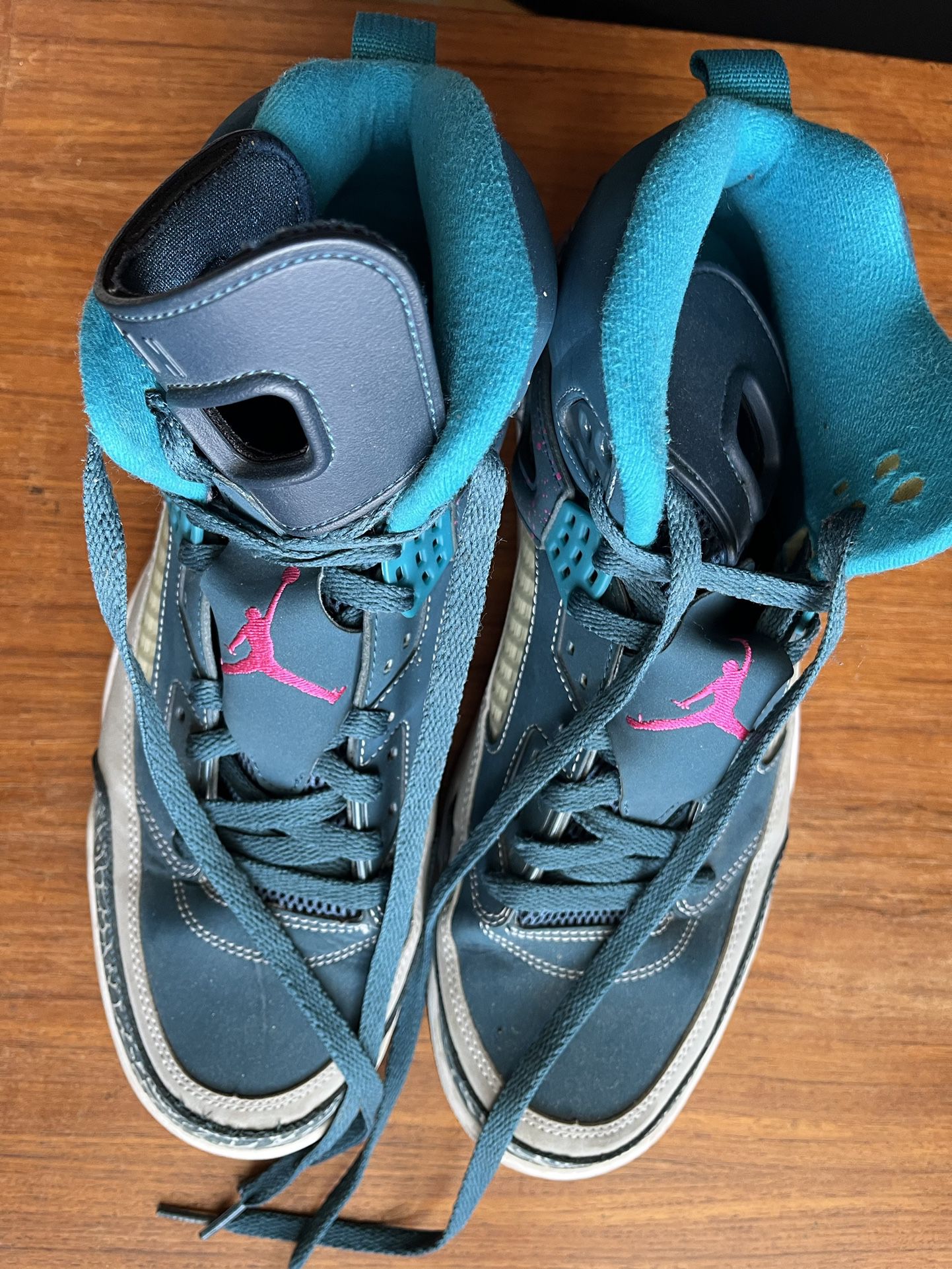 Nike Jordan Spizike Space Blue Sneakers, Size 12