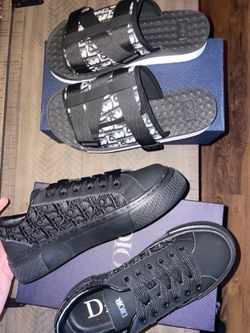 Dior B23 Low Black Oblique Sneakers Men’s Size 7 w/ Box