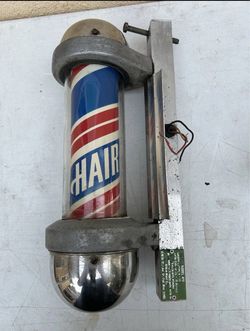 Vintage barber lamp