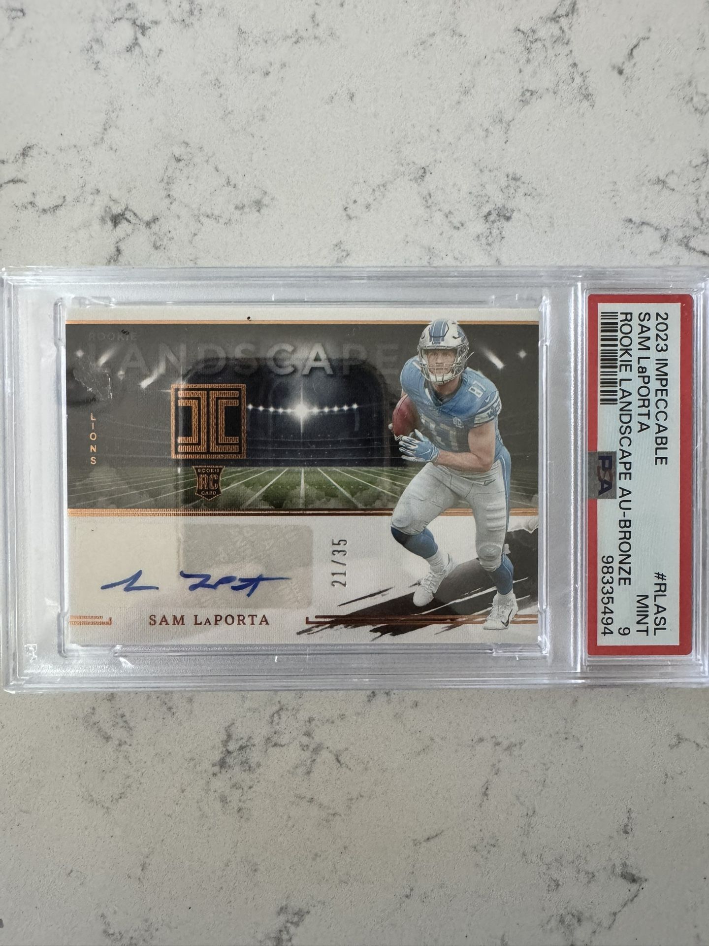 Sam Laporta, Psa 9 Auto /35
