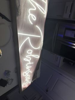 Large LED Name Light ( The Robinsons)
