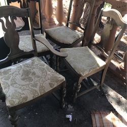 Four Antique chairs over 100 years old