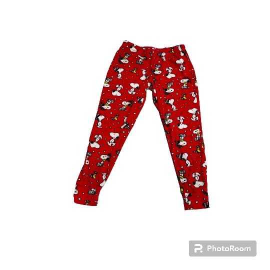 Peanuts Children Girl Snoopy & Woodstock Child Pajama Bottoms Girl Small (4-6)