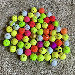 Golf Balls - 72 Bright & Colorful!