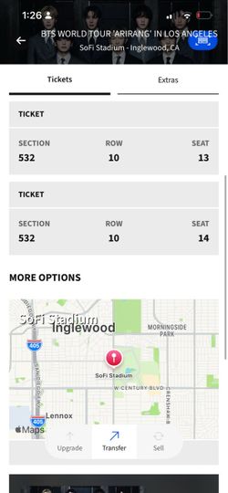 BTS Concert Tickets