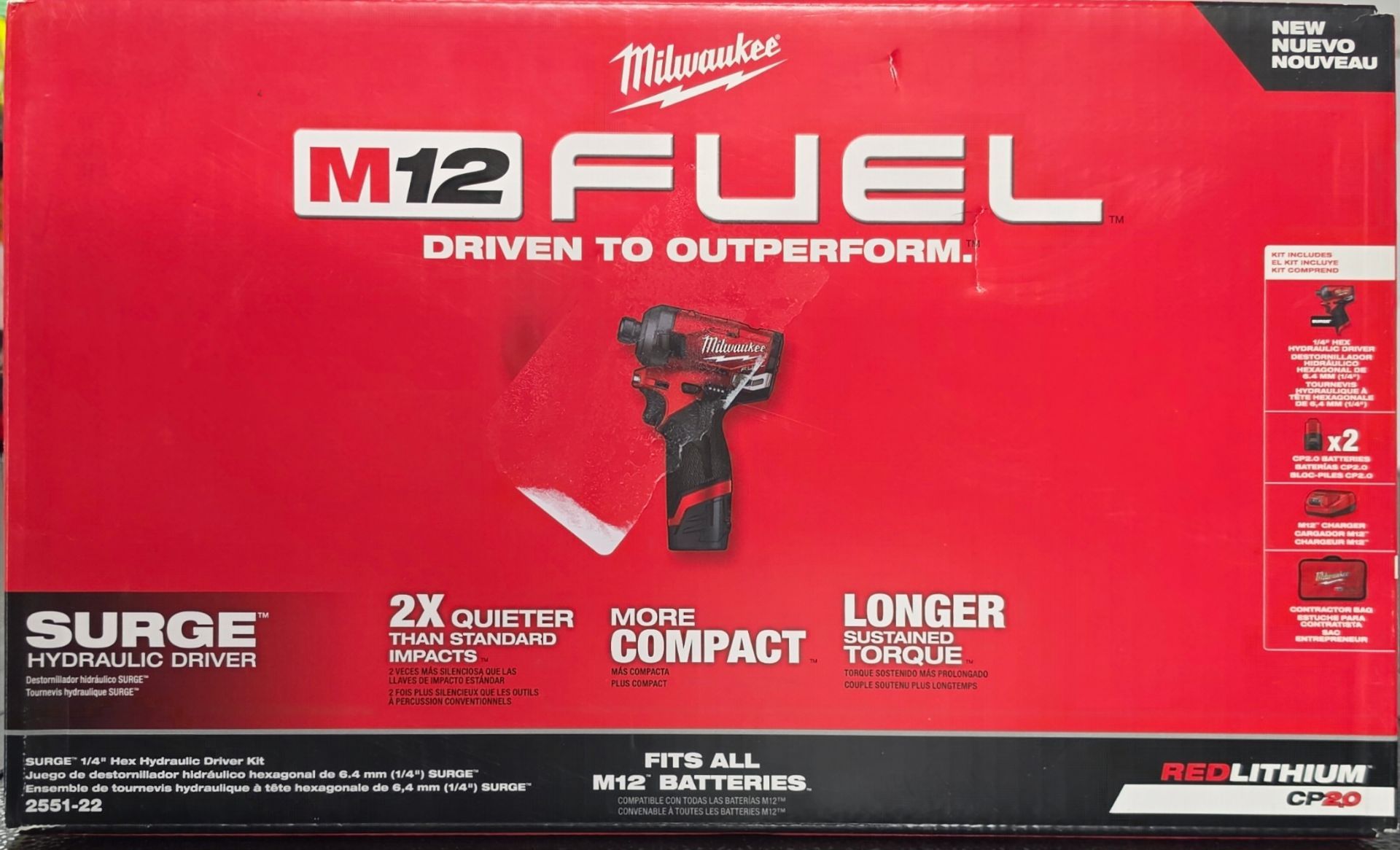 Milwaukee fuel m12 Impact driver surge