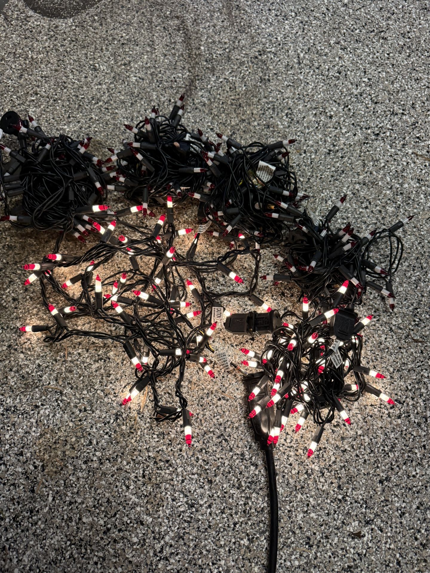 6 strings Red/White Combo Christmas Lights 