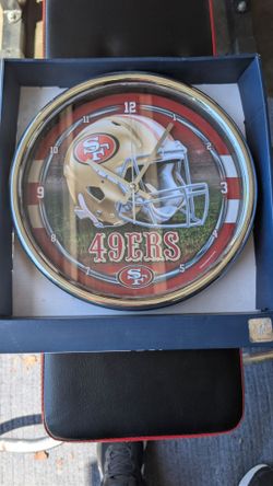 WinCraft wall clock 49ers obo