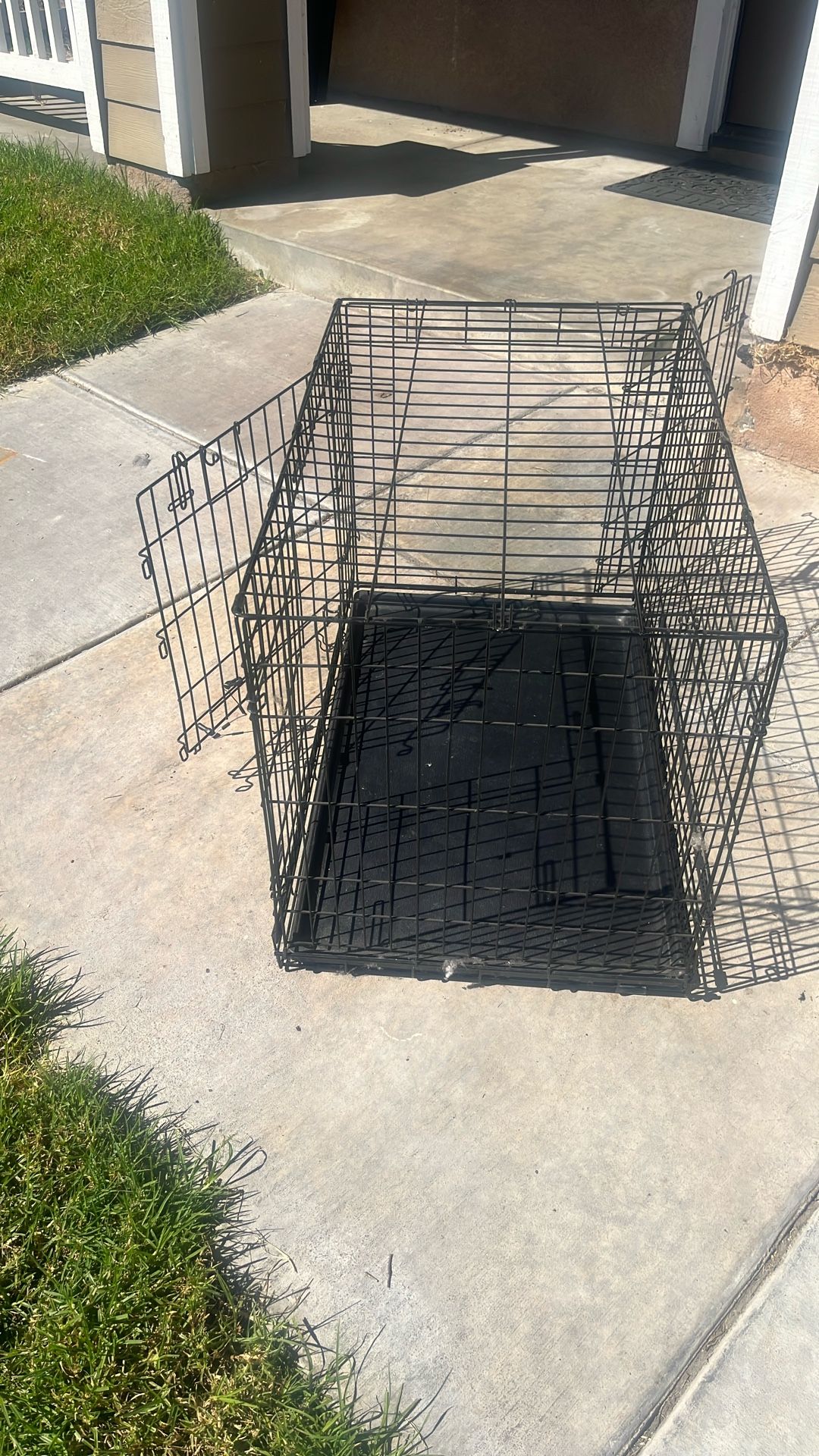 Dog Crate 36 Inch Double Door 