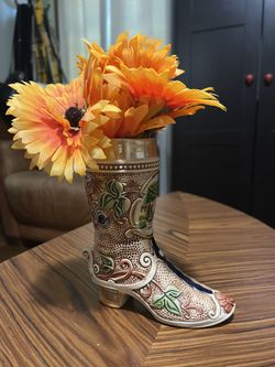Antique Gerz Boot Shaped Beer Stein
