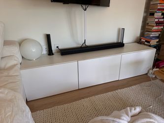 Ikea cabinets media console