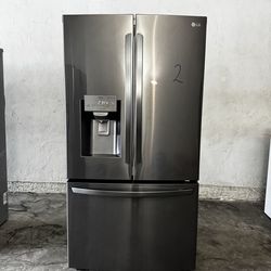 LG French Doors stainless steel refrigerator