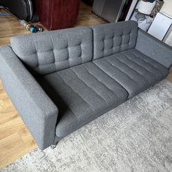 2 Charcoal IKEA morabo Couch And Loveseat 