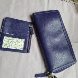 Nordstrom Leather Purple Wallet Hobo