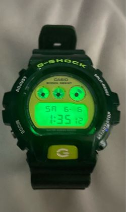 Rare Casio G-Shock DW-6900CC Green Collectable Watching