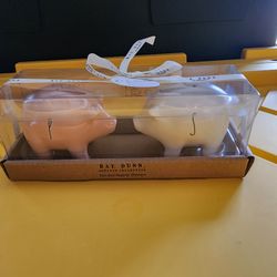 Pig Salt & Pepper Shakers ~ Rae Dunn 