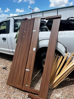 IKEA King Size Bed Frame with Wood Slats – Dark Brown