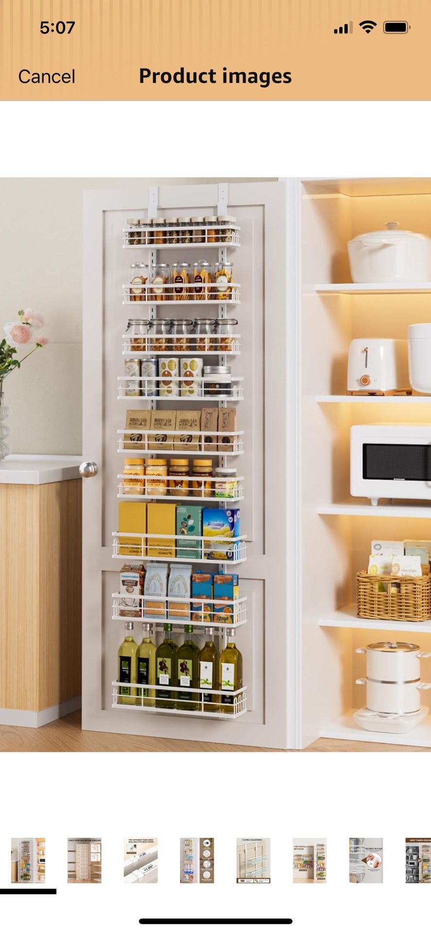 Over The Door Pantry organizer
