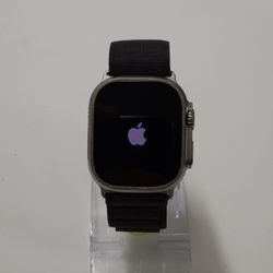 Unlocked Apple Watch Ultra 2 49MM Natural Titanium Black Trail Loop A2986