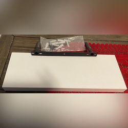 White Floating Wall Shelf