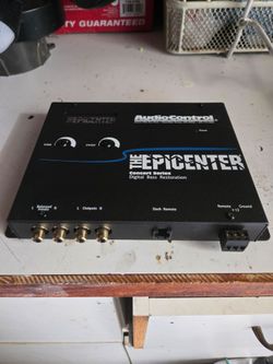 Audio Control  EPICENTER