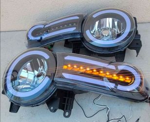 07-14 Toyota FJ Cruiser LED DRL Headlights Luces Micas Calaveras Faros Faroles Focos Headlamps