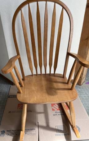 Wood Winsor Style Rocking Chair