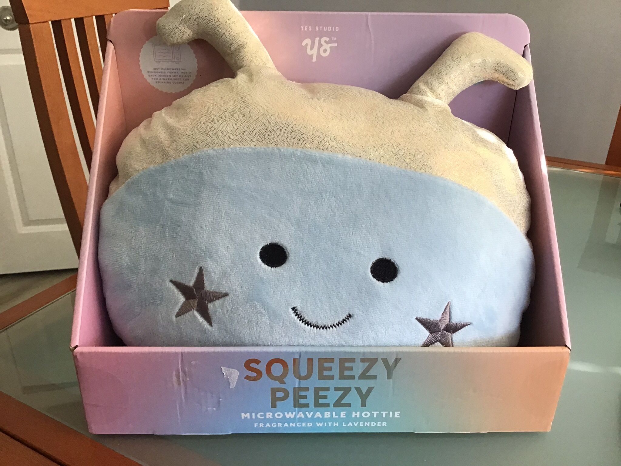 NEW~Squeezy Peezy Microwavable Hottie~ Fragranced with Lavender~Microwave Tummy