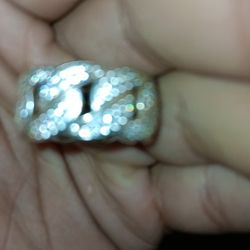Cuban Vs Diamond White Gold / Gold Ring Less Than $1000