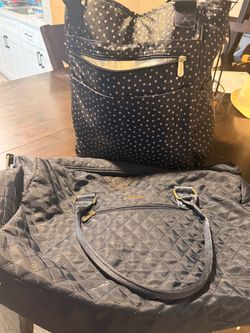 Dark blue diaper bag