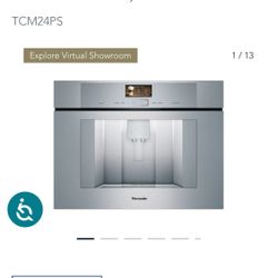 Built-In Coffee Machine – Stainless Steel, Plumbed (TCM24PS)