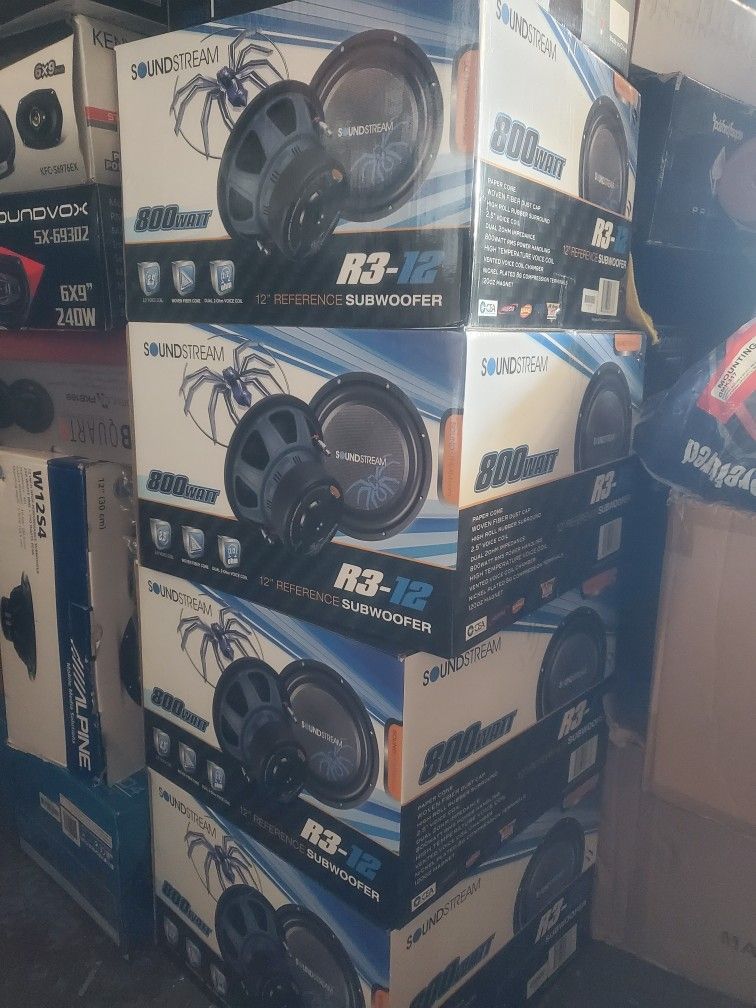 Soundstream R3 12" Subwoofers
