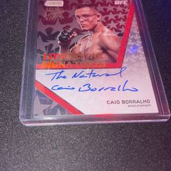 1/1  auto Caio Borralho