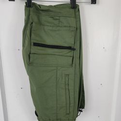 VND green And Black Design Pants