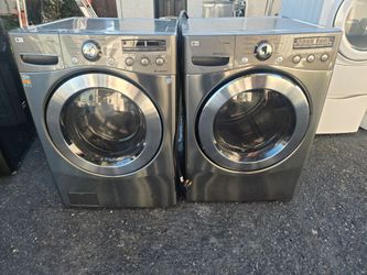 Lg  Washer And Dryer Set Electric 30-day Warranty