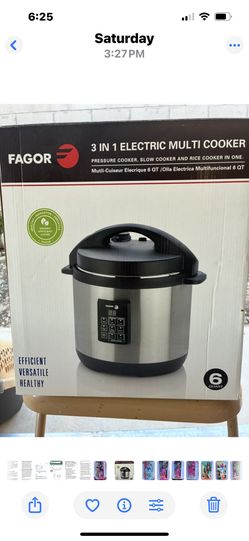 FAGOR 3 In 1 Multi Electric Cooker 