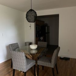 4 Crate And Barrel Dining Room Chairs