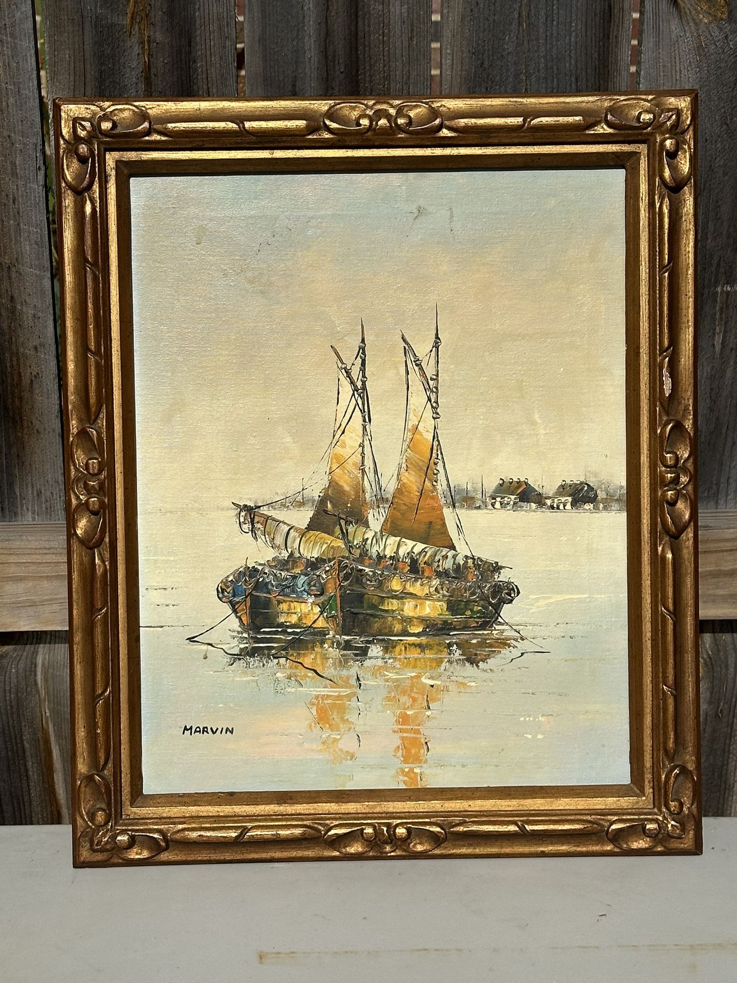 Marvin Ship Painting