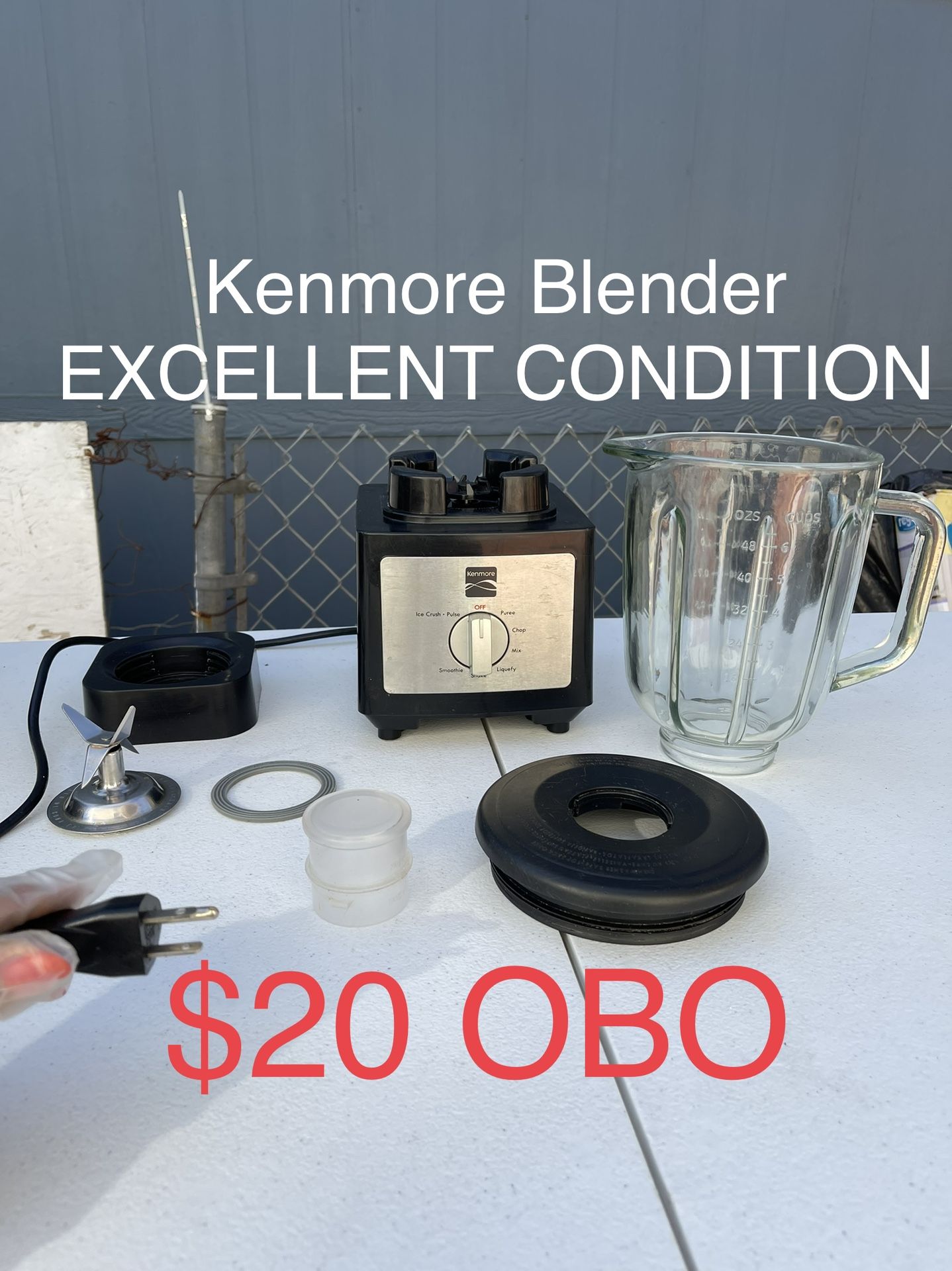 Black Kenmore Blender 