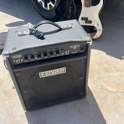 Bass Amplifier with Bass and Guitar Bag