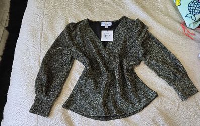 Alex & Parker Black Blouse
