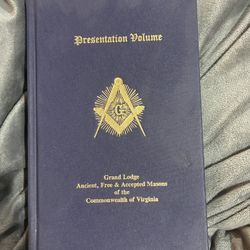 PRESENTATION VOLUME - GRAND LODGE ANCIENT, FREE & ACCEPTED MASONS OF THE...
