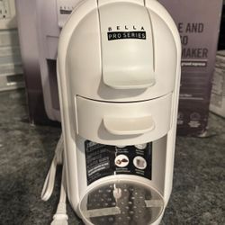 NEW Bella Pro Series Espresso Coffee Maker – Capsules & Ground Coffee